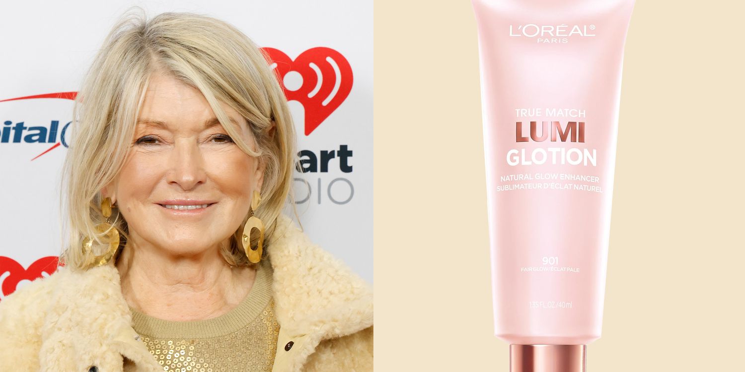 我已經 44 歲了，感謝瑪莎·斯圖爾特 (Martha Stewart) 的首選皮膚增強色調，我不再使用粉底